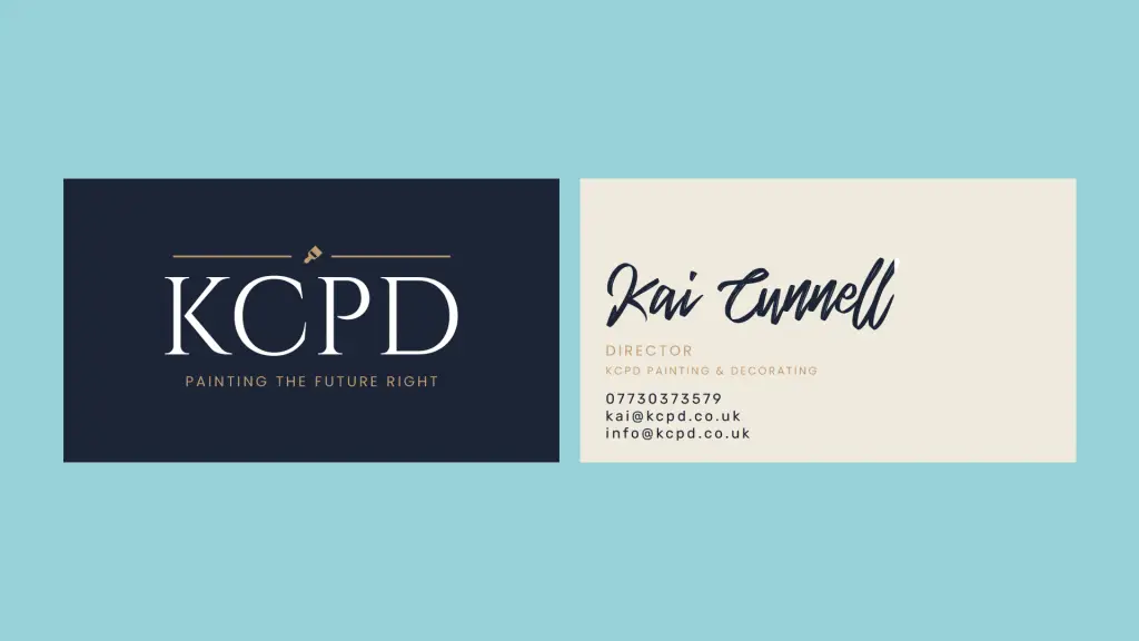 kcpd painting and decorating business cards